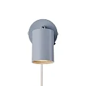 Nordlux wall luminaire EXPLORE with switch, adjustable, with lamp socket GU10 IP20, blue 