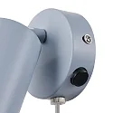Nordlux wall luminaire EXPLORE with switch, adjustable, with lamp socket GU10 IP20, blue 