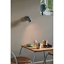 Nordlux wall luminaire EXPLORE with switch, adjustable, with lamp socket GU10 IP20, blue 