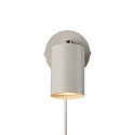 Nordlux wall luminaire EXPLORE with switch, adjustable, with lamp socket GU10 IP20, beige 