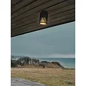 Plafonnier extérieur ALUDRA E27 IP54, seaside noir gradable