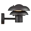 Luminaire mural d’extérieur KURNOS 20 E14 IP54 noir