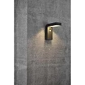 Nordlux LED Outdoor Wall luminaire ALYA Solar luminaire, 5W, 3000K, IP44, black