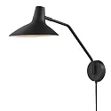 Luminaire mural DARCI pivotant, rotatif E14 IP20, scintillant, noir 