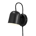 design for the people by Nordlux Luminaire mural ANGLE GU10 IP20, scintillant, noir 