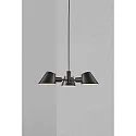 Luminaire à suspension STAY 3 flammes E27 IP20, mat, noir 