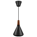 Luminaire à suspension NORI 18 E27 IP20 scintillant, noir , blanche