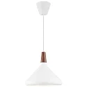 design for the people by Nordlux Luminaire à suspension NORI 27 E27 IP20, scintillant, noir , blanche gradable