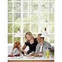 design for the people by Nordlux Luminaire à suspension NORI 27 E27 IP20, scintillant, noir , blanche gradable