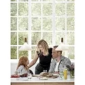 design for the people by Nordlux Luminaire à suspension NORI 27 E27 IP20, scintillant, noir , blanche gradable