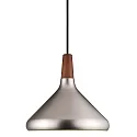 Luminaire à suspension NORI 27 E27 IP20 noir , acier brossé