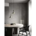 Luminaire à suspension NORI 27 E27 IP20 noir , acier brossé