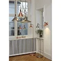 Luminaire à suspension NORI 27 E27 IP20 noir , acier brossé