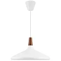 design for the people by Nordlux Luminaire à suspension NORI 39 E27 IP20, blanche gradable