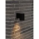 Nordlux Luminaire mural d’extérieur TIN MAXI Bas GU10 IP54, noir gradable