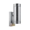 Nordlux Luminaire mural d’extérieur TIN MAXI DOUBLE SENSOR avec capteur GU10 IP54, galvanisé gradable