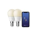 Nordlux WIFI LED Smart light bulb SMART set of 2 C45 E14 4,5W 470lm 2200-6500K 200° CRI 80 dimmable