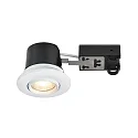 Nordlux Downlight UMBERTO GU10 IP44, blanc mat gradable
