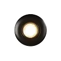 Nordlux recessed luminaire UMBERTO GU10 IP44, black dimmable 7,5W