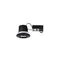 Nordlux recessed luminaire UMBERTO GU10 IP44, black dimmable 7,5W