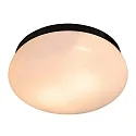 Nordlux ceiling luminaire FOAM E27 IP44, black matt dimmable