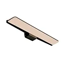 wall luminaire TINIA 60 IP44, black matt dimmable