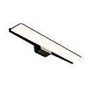wall luminaire TINIA 60 IP44, black matt dimmable