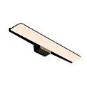 wall luminaire TINIA 60 IP44, black matt dimmable