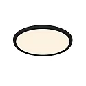 ceiling luminaire OJA 29 IP54 CCT square, CCT Switch, on/off IP54, black matt 