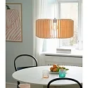 Luminaire à suspension ASTI 50 E27 IP20, bois 