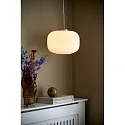 Nordlux pendant luminaire MILFORD 30 2,0 E27 IP20, brass, opal white 