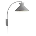 Nordlux Luminaire mural DIAL E27 IP20, gris 