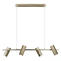 Nordlux Luminaire à suspension ALANIS 4 flammes GU10 IP20, mat, laiton 