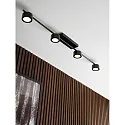 Nordlux Luminaire de plafond CLYDE 4 flammes IP20, noir mat 