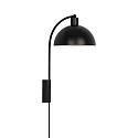 Luminaire mural ELLEN 20 E14 IP20, noir mat gradable