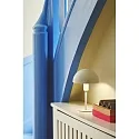 Nordlux Lampe de table ELLEN MINI semi-circulaire, avec interrupteur, avec douille E14 IP20, scintillant, blanche 