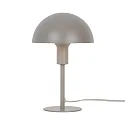 Lampe de table ELLEN MINI semi-circulaire, avec interrupteur, avec douille E14 IP20, brun clair, mat 