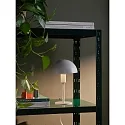 Nordlux Lampe de table ELLEN MINI semi-circulaire, avec interrupteur, avec douille E14 IP20, gris, mat 