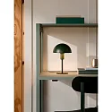 Nordlux Lampe de table ELLEN MINI semi-circulaire, avec interrupteur, avec douille E14 IP20, vert foncé, mat 