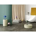 Nordlux table lamp ELLEN MINI half round, with switch, with lamp socket E14 IP20, mat, pink 