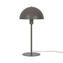 Lampe de table ELLEN 20 semi-circulaire, avec interrupteur, avec douille E14 IP20, brun clair, mat 