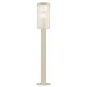 Nordlux outdoor floor lamp COUPAR with diffuser E27 IP54, mat, sand coloured dimmable