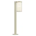 Nordlux outdoor floor lamp COUPAR with diffuser E27 IP54, mat, sand coloured dimmable