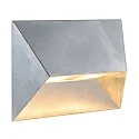 outdoor wall luminaire PONTIO 27 GU10 IP54, mat, galvanised 