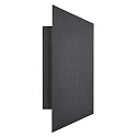 Luminaire mural d’extérieur NICO SQUARE 22 haut bas, angulaire GU10 IP54, noir gradable