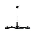 design for the people by Nordlux Luminaire à suspension NOMI 5 flammes E14 IP20, noir mat 