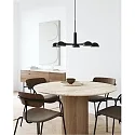 design for the people by Nordlux Luminaire à suspension NOMI 5 flammes E14 IP20, noir mat 