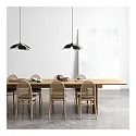design for the people by Nordlux pendant luminaire MAPLE 55 E27 IP20, black 
