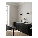 design for the people by Nordlux wall luminaire STAY SHORT E27 IP20, black 