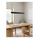design for the people by Nordlux Luminaire à suspension BEAU 100 S14S IP20, noir mat gradable